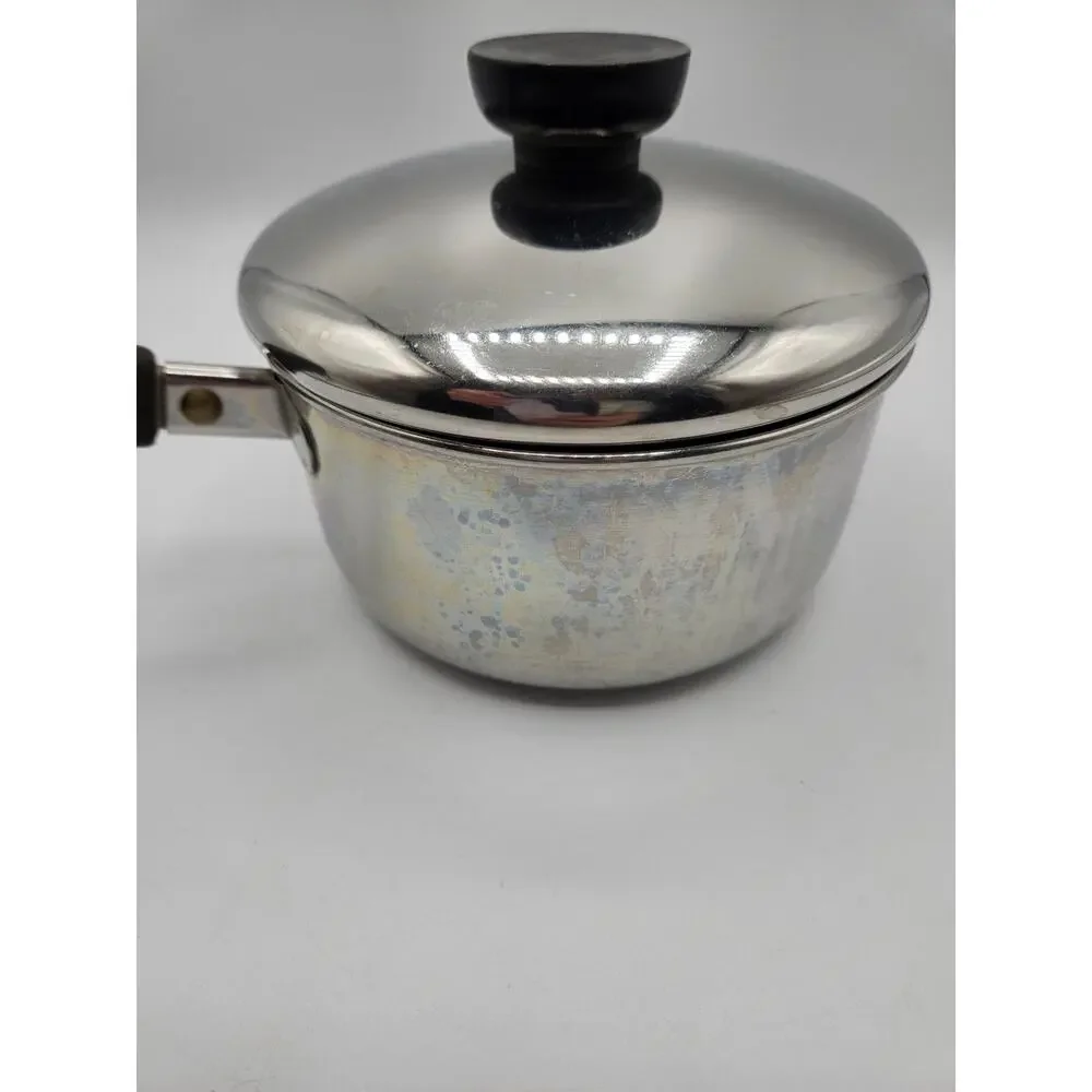 Revere Ware 1 Quart‎ Tall Sauce Pan Stainless Steel with Lid EUC